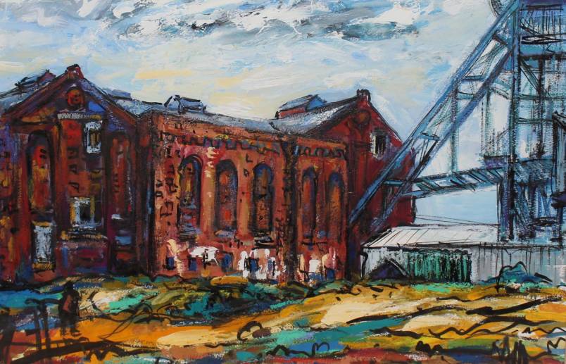 Haig Pit Engine House.   Marjorie Arnfield